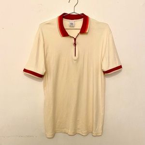 Zara Zip-up Collar Polo
